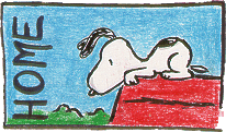 Beagle in Black - das Thema meiner alten Version von Ber-Design.de. Copyright von Snoopy gehört selbstverständlich United Feature Syndicate, Inc. - dies ist nur selbstgezeichnete Fanart. Framelinkbutton, gezeichnet mit Buntstiften.
